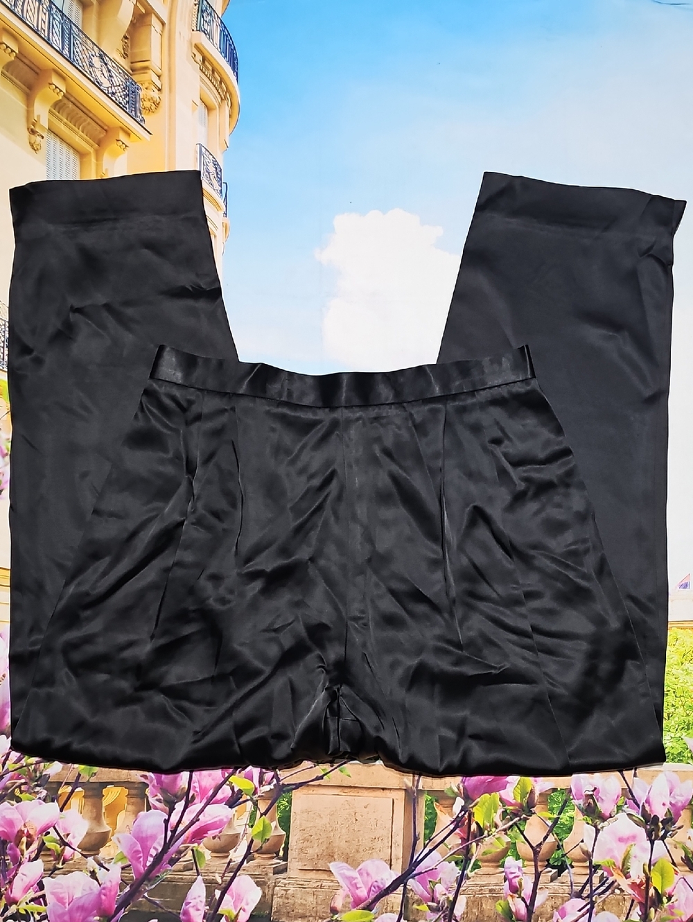 Pendleton Black High Waist Trousers Pants Size 16 Petite NWT